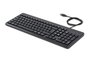 HP 150 - Clavier filaire d'ordinateur, design ergonomique avec pavé numérique et touches de verrouillage LED