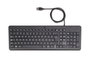 HP 150 - Clavier filaire d'ordinateur, design ergonomique avec pavé numérique et touches de verrouillage LED