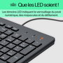 HP 150 - Clavier filaire d'ordinateur, design ergonomique avec pavé numérique et touches de verrouillage LED