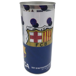 F.C. Barcelona Coffret d'Activités Créatives 38 Pièces avec Feuilles à Dessin, Crayons, Aquarelles, Cires, Pinceau et Accessoires
