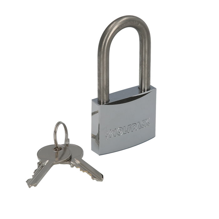 WOLFPACK LINEA PROFESIONAL Cadenas Inoxidable Arco Largo 50mm