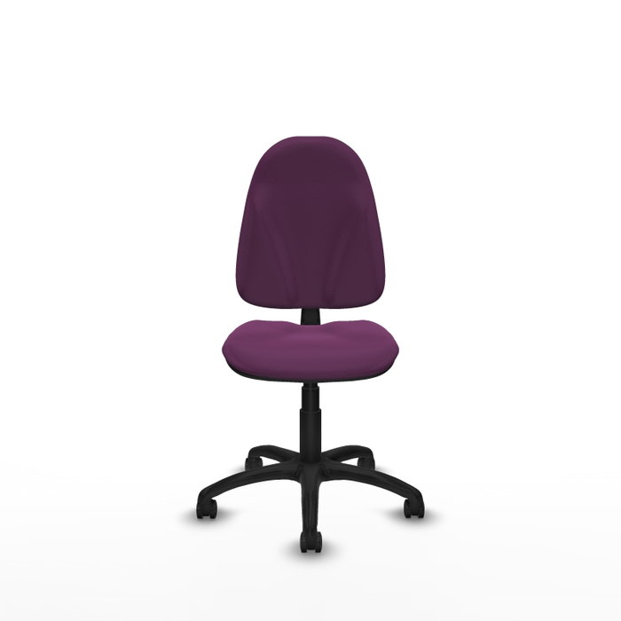 PIQUERAS Y CRESPO Chaise de bureau Algarra, similicuir violet, sans accoudoirs