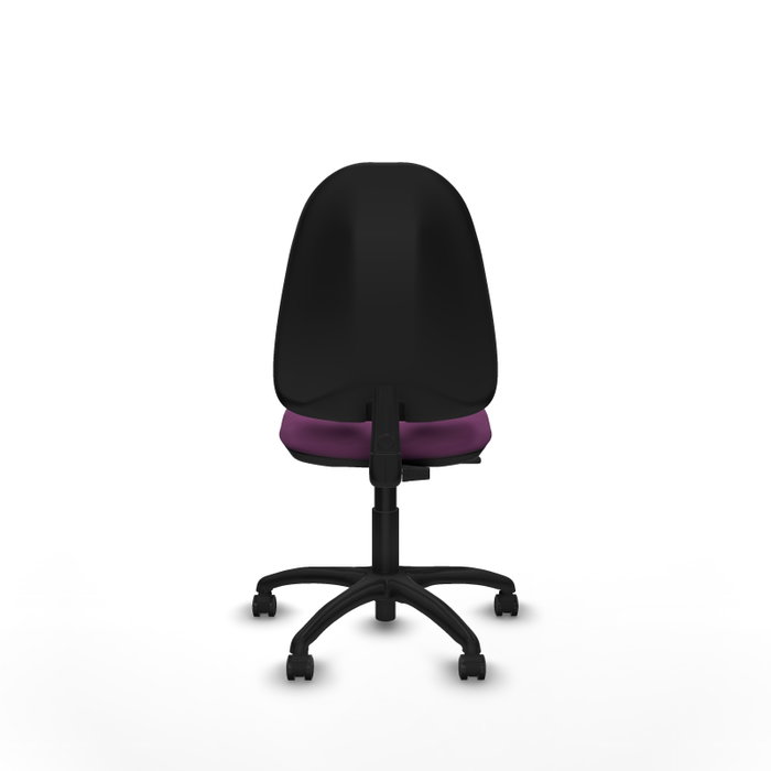 PIQUERAS Y CRESPO Chaise de bureau Algarra, similicuir violet, sans accoudoirs