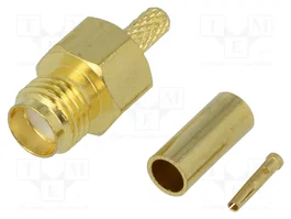 4CARMEDIA Connecteur d'antenne mâle SMA-D droit pour RG174