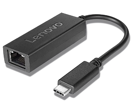 Lenovo Adaptateur réseau USB-C vers Gigabit Ethernet Noir 4X90S91831 Lenovo Adaptateur réseau USB-C vers Gigabit Ethernet Noir 4X90S91831