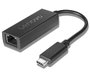 Lenovo Adaptateur réseau USB-C vers Gigabit Ethernet Noir 4X90S91831