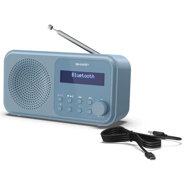 Sharp DR-P420(BL) Radio-réveil Bleu
