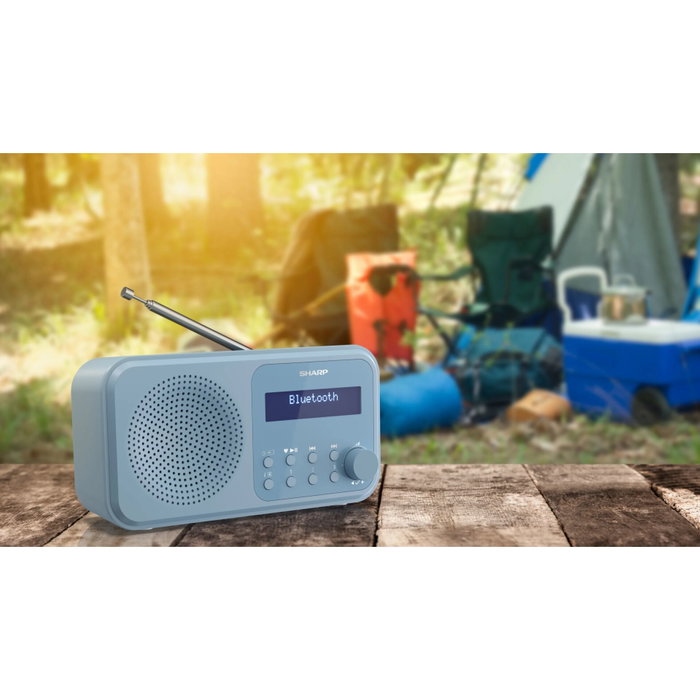 Sharp DR-P420(BL) Radio-réveil Bleu