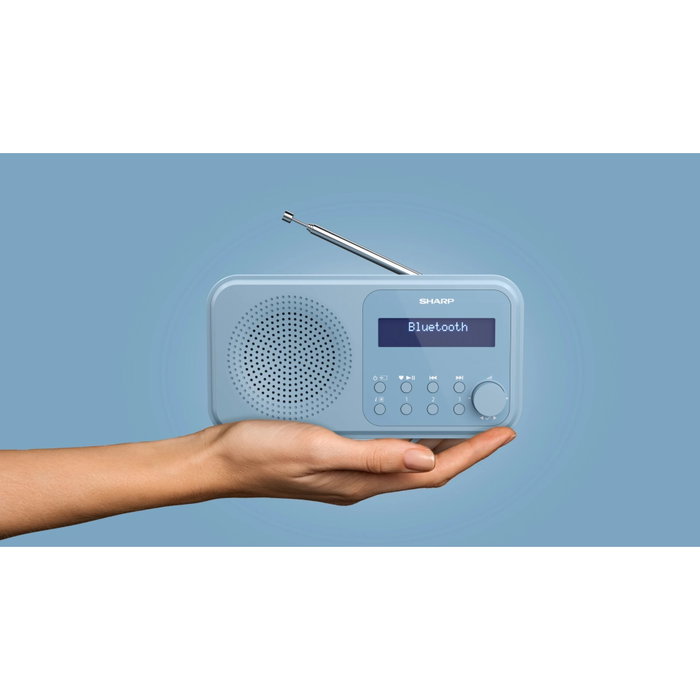 Sharp DR-P420(BL) Radio-réveil Bleu