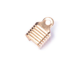 Innspiro Terminal métallique semitubo anilla doré 6,3x9,2x6,0mm