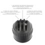 ORYX Afilador de Ventosa Next Generation 3 Etapes Noir