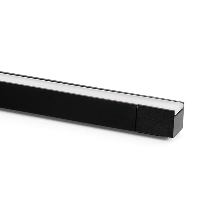 ILIMINACION Y ACC. Module LED Minirail Long 300mm 3.6W 24V DC Noir pour éclairage d'accentuation