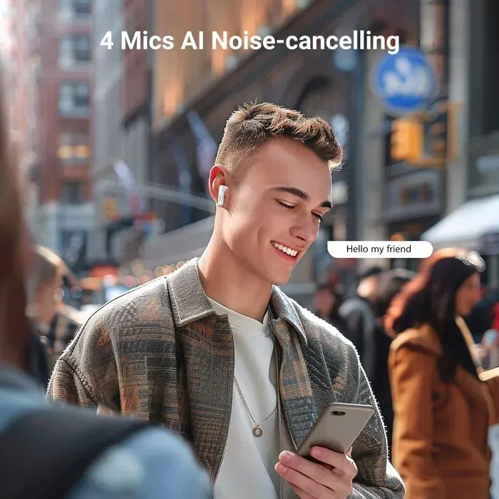 UGREEN H5 Écouteurs sans fil Bluetooth Semi-Intra Blanc - Confort Ergonomique, Son Immersif et Autonomie Longue Durée UGREEN H5 Écouteurs sans fil Bluetooth Semi-Intra Blanc - Confort Ergonomique, Son Immersif et Autonomie Longue Durée