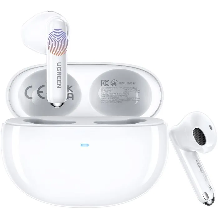 UGREEN H5 Écouteurs sans fil Bluetooth Semi-Intra Blanc - Confort Ergonomique, Son Immersif et Autonomie Longue Durée UGREEN H5 Écouteurs sans fil Bluetooth Semi-Intra Blanc - Confort Ergonomique, Son Immersif et Autonomie Longue Durée