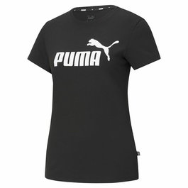 T-shirt à manches courtes femme Puma LOGO TEE 586774 01 Noir