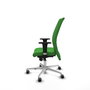 Piqueras Y Crespo Chaise Albacete Confidente Verte avec mécanisme Synchro et base en aluminium