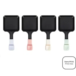 Livoo Lot de 4 caquelons à raclette 8 x 8 cm sans PFAS