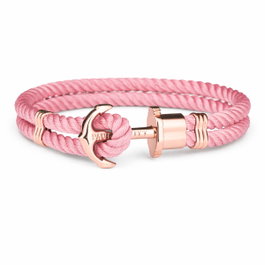 Paul Hewitt Bracelet en tissu rose 19cm