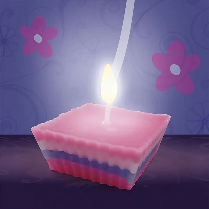 Kit de fabrication de bougies parfumées pour enfants à partir de 6 ans - SES CREATIVE Hobby Pink - Activité créative avec cire, moules et mèches