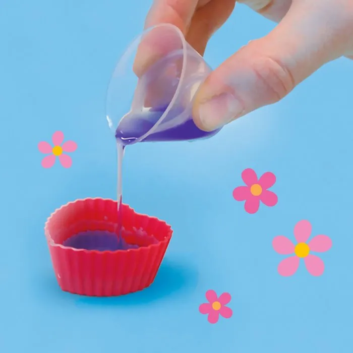Kit de fabrication de bougies parfumées pour enfants à partir de 6 ans - SES CREATIVE Hobby Pink - Activité créative avec cire, moules et mèches