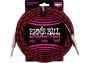 Ernieball Câble d'Instrument Jack-Jack SS 5,5 m - Noir / Rouge Ernieball