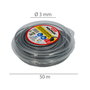 WOLFPACK LINEA PROFESIONAL Fil Nylon/Aluminium Rond Professionnel 3,0mm (Rouleau 50m)
