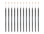 Innspiro Boîte de 12 pinceaux synthétiques ronds n°02