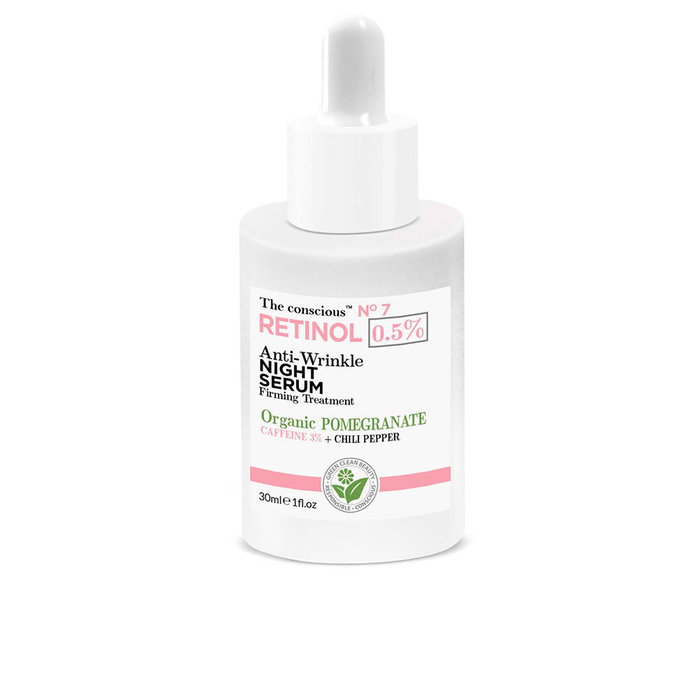 Biovene The Conscious No.7 Sérum Visage Nuit au Rétinol Anti-rides Raffermissant 30 ml Biovene The Conscious No.7 Sérum Visage Nuit au Rétinol Anti-rides Raffermissant 30 ml