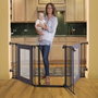 Dreambaby Barrière de sécurité Denver 3 panneaux, 85,5-200 x 74 cm, Noir