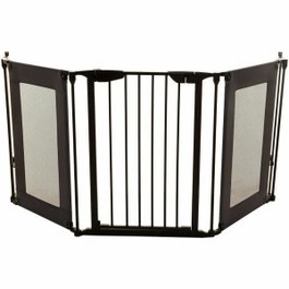 Dreambaby Barrière de sécurité Denver 3 panneaux, 85,5-200 x 74 cm, Noir
