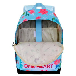 Karactermania Frozen 2 Sac à dos Fan 3.0 Heart Bleu