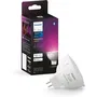 Philips Hue - Ampoule connectée MR16 White Ambiance - Bluetooth - Lumière blanche et colorée - Contrôle par appli et assistant vocal