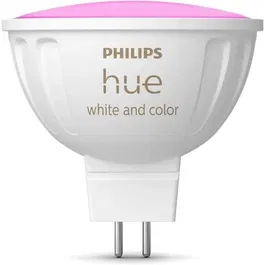 Philips Hue - Ampoule connectée MR16 White Ambiance - Bluetooth - Lumière blanche et colorée - Contrôle par appli et assistant vocal