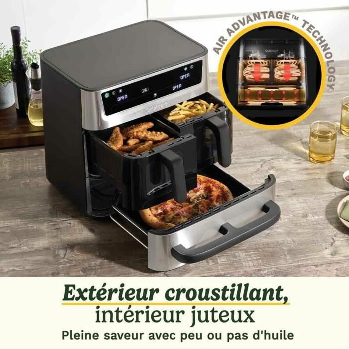 Cuisinart Airfryer AFT13XSSE - Friteuse sans huile 13,6L - Noir et Inox Cuisinart Airfryer AFT13XSSE - Friteuse sans huile 13,6L - Noir et Inox