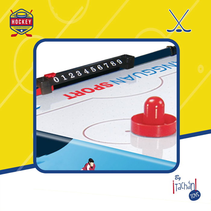 TACHAN Jeu de Hockey à Air avec Pattes et Marqueur Numérique TACHAN Jeu de Hockey à Air avec Pattes et Marqueur Numérique