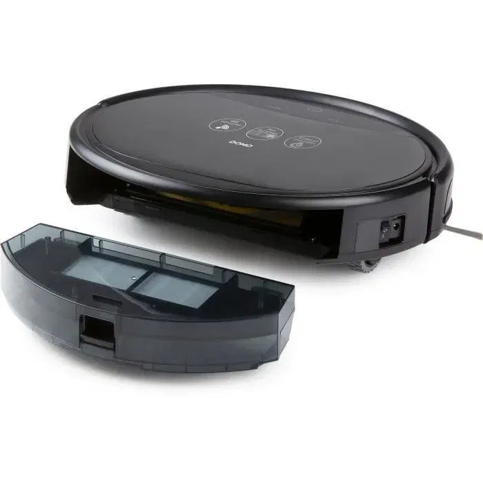 DOMO DO7293SN Aspirateur Robot avec Télécommande, 2000 PA, Autonomie 120 min, Réservoir 550 ml, Filtre HEPA, 48 Capteurs, Silencieux DOMO DO7293SN Aspirateur Robot avec Télécommande, 2000 PA, Autonomie 120 min, Réservoir 550 ml, Filtre HEPA, 48 Capteurs, Silencieux