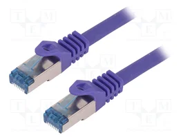 LOGILINK Câble Ethernet Patch S/FTP Cat 6a RJ45 10m violet