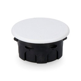 Solera Boîte d'encastrement ronde Ø60x40mm avec griffe plastique noir/blanc