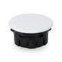 Solera Boîte d'encastrement ronde Ø60x40mm avec griffe plastique noir/blanc