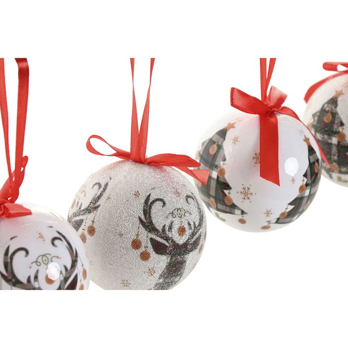 Boules de Noël Home ESPRIT Multicouleur PVC (14 Pièces)