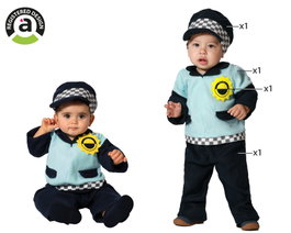 atosa Déguisement Policier Bébé Bleu, 12-24 mois