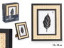 GIFTDECOR Lot de 12 cadres photo avec corde Noir + Naturel 13 x 18 cm
