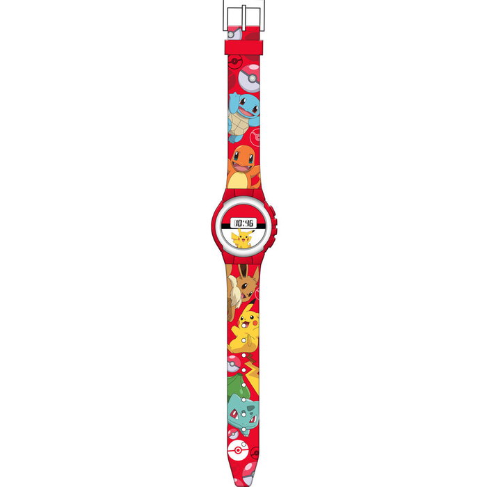 Pokémon - Montre digitale pour enfant avec bracelet en silicone - Cadran numérique, modèle officiel - 29 x 9,5 cm Pokémon - Montre digitale pour enfant avec bracelet en silicone - Cadran numérique, modèle officiel - 29 x 9,5 cm