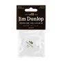 DUNLOP Pack de 12 médiators Genuine Celluloid Blanc - Thin