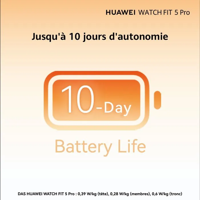 Huawei Watch Fit 5 Pro - Noir