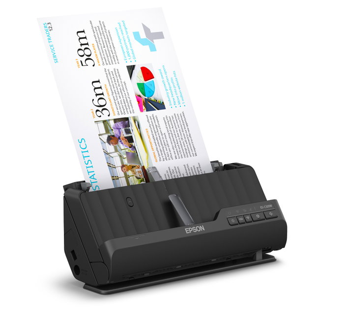 Epson ES-C320W Scanner de Bureau A4 Wi-Fi 30 ppm Réf. B11B270401 Epson ES-C320W Scanner de Bureau A4 Wi-Fi 30 ppm Réf. B11B270401