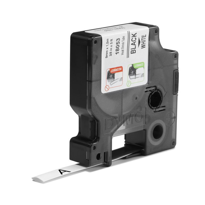 Dymo Tube thermorétractable Rhino Industrial 18053 Noir et Blanc