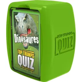 Winning Moves Jeu de société Quiz Dinosaures - 500 questions illustrées - Format compact transportable