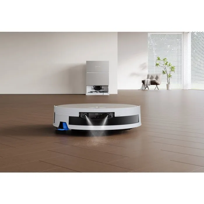 Ecovacs DEEBOT X12 PRO OMNI Robot aspirateur laveur avec Recharge PowerBoost Plus et technologie BLAST