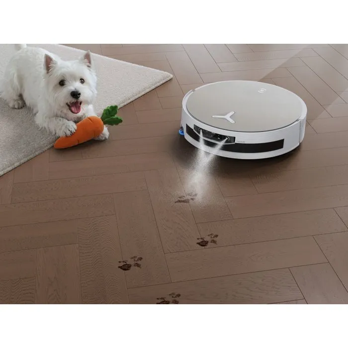 Ecovacs DEEBOT X12 PRO OMNI Robot aspirateur laveur avec Recharge PowerBoost Plus et technologie BLAST